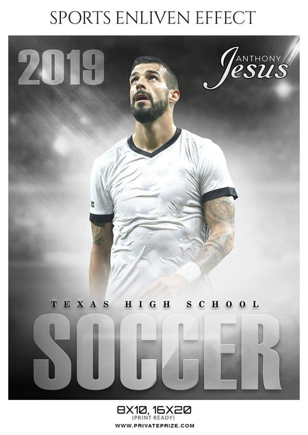 Anthony Jesus - Soccer Sports Enliven Effects Photography Template - PrivatePrize - Photography Templates