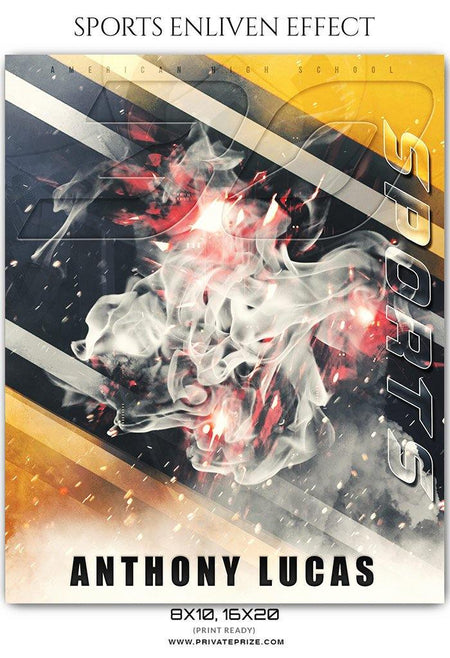 Anthony Lucas  - Football Sports Enliven Effects Photography Template - PrivatePrize - Photography Templates