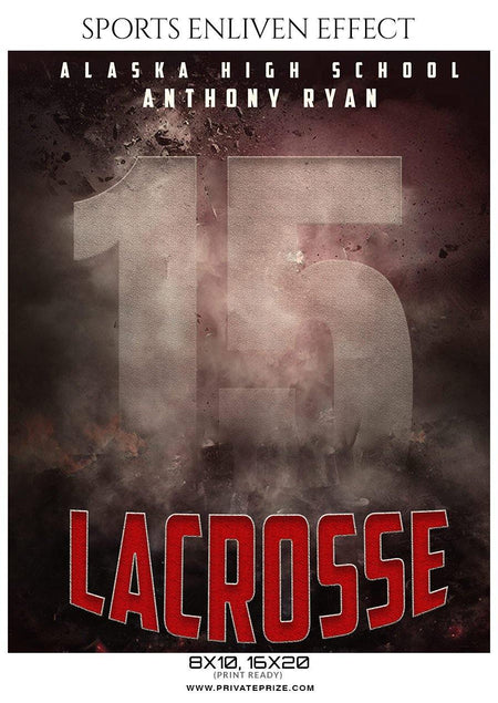 Anthony Ryan - Lacrosse Sports Enliven Effects Photography Template - PrivatePrize - Photography Templates