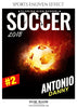 ANTONIO DANNY SOCCER - SPORTS PHOTOGRAPHY - Photography Photoshop Template