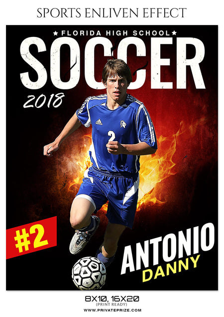 ANTONIO DANNY SOCCER - SPORTS PHOTOGRAPHY - Photography Photoshop Template