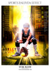 ASHLEY LUIS-SOFTBALL- SPORTS ENLIVEN EFFECT - Photography Photoshop Template