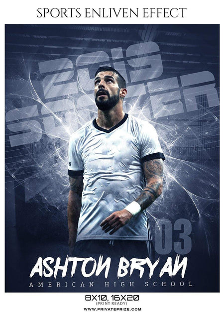 Aston Bryan - Soccer Sports Enliven Effects Photography Template - PrivatePrize - Photography Templates