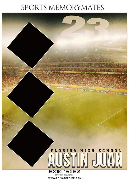 Austin Juan - Football Sports Memory Mates Photography Template - PrivatePrize - Photography Templates