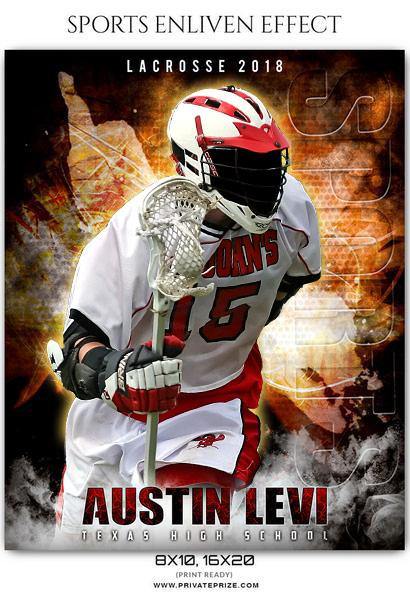 Austin Levi - Lacrosse Sports Enliven Effects Photography Template - PrivatePrize - Photography Templates