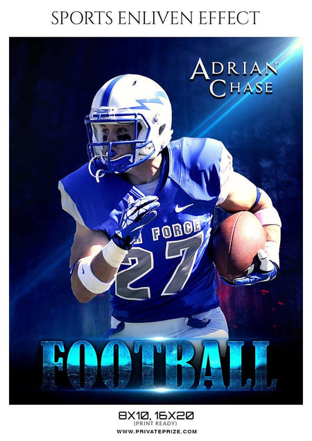Adrian Chase - Football Sports Enliven Effect Photography Template - PrivatePrize - Photography Templates