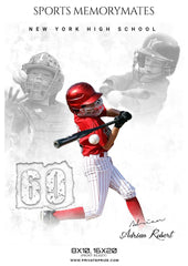 Adrian Robert - Baseball Sports Memorymate Photography Template