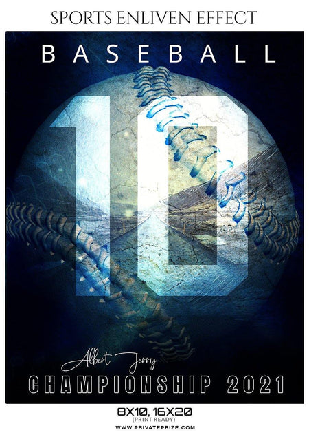 Albert Jerry - Baseball Enliven Effect - PrivatePrize - Photography Templates
