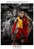 Albert Jerry - Basketball Memory Mate Photoshop Template - PrivatePrize - Photography Templates