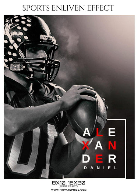 Alexander Daniel - Football Sports Enliven Effects Photography Template - PrivatePrize - Photography Templates