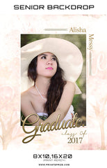 Alisha Messy Senior Digital Backdrop