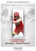 Alyssa Evan - Softball SPORTS MEMORY MATE - PrivatePrize - Photography Templates