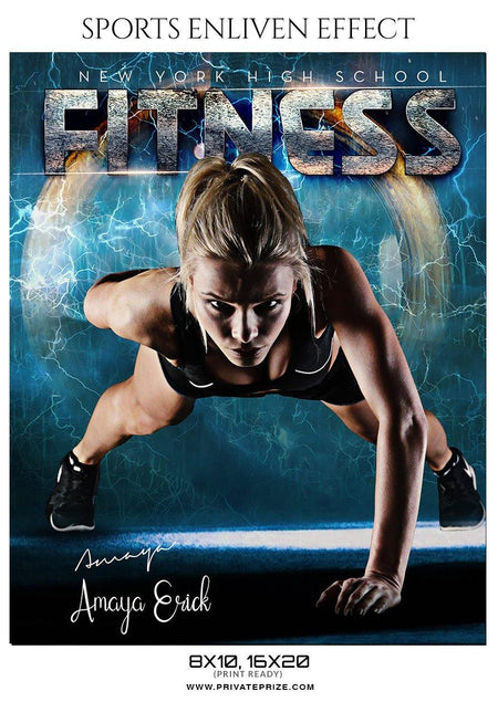 Amaya Erick - Fitness Sports Enliven Effects Photography Template - PrivatePrize - Photography Templates