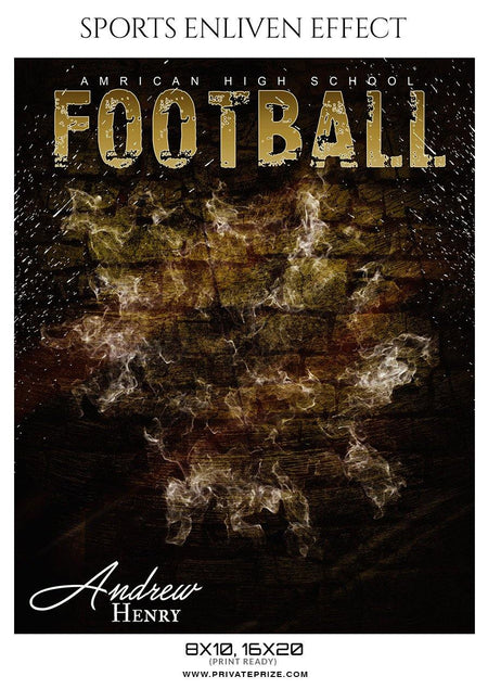 Andrew Henry - Football Sports Enliven Effect Photography Template - PrivatePrize - Photography Templates