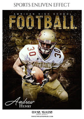 Andrew Henry - Football Sports Enliven Effect Photography Template