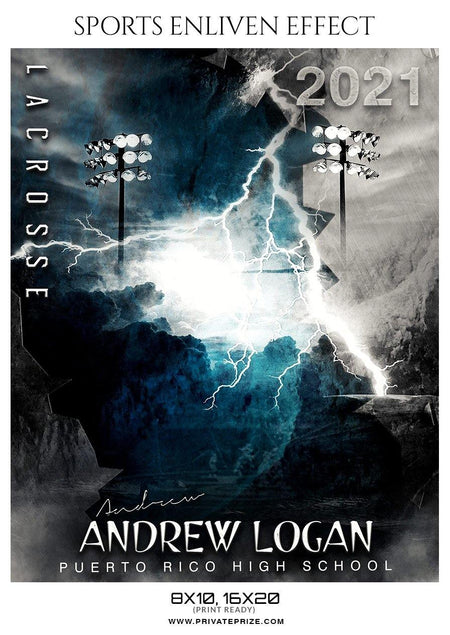 Andrew Logan - LACROSSE- ENLIVEN EFFECTS - PrivatePrize - Photography Templates