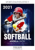 Angela jack - Softball Sports Enliven Effect Photography template - PrivatePrize - Photography Templates