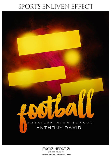 Anthony David - Football Sports Enliven Effect Photography Template - PrivatePrize - Photography Templates