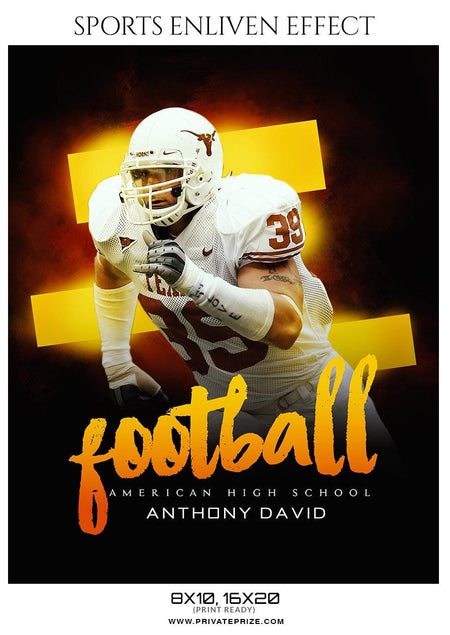 Anthony David - Football Sports Enliven Effect Photography Template - PrivatePrize - Photography Templates