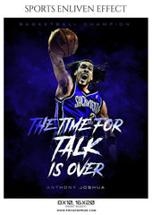 Anthony Joshua - Football Sports Enliven Effect Photography Template