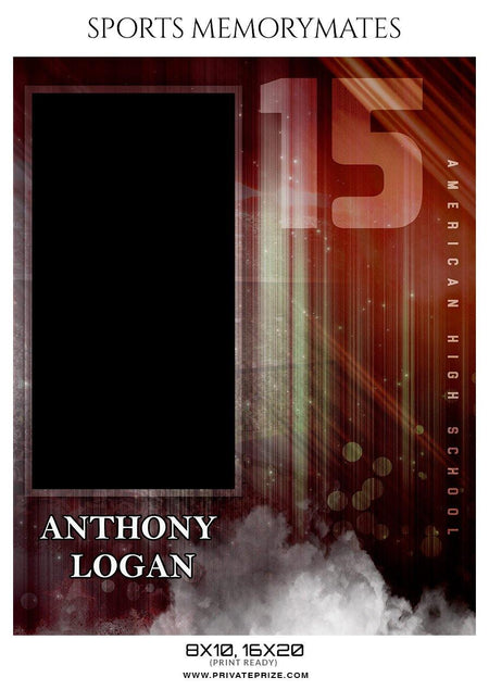 Anthony Logan - Lacrosse Sports Memory Mates Photography Template - PrivatePrize - Photography Templates