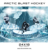 UNLOCKED- Arctic Blast Hockey Sports Photoshop Template - Photography Photoshop Template