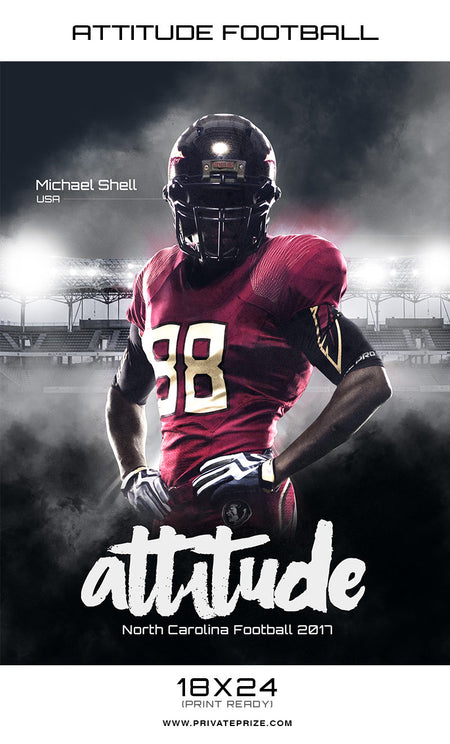 Attitude Sports - Enliven Effects Photography template - Photography Photoshop Template