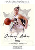 Aubrey John - Basketball Sports Enliven Effect Photography Template - PrivatePrize - Photography Templates