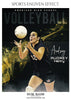 Audrey Henry -  VolleyBall Sports Enliven Effects Photography Template - PrivatePrize - Photography Templates