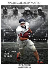 Austin Jack - Football Memory Mate Photoshop Template
