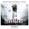 Avengers - Football Themed Sports Photography Template - PrivatePrize - Photography Templates