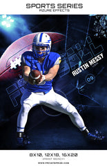 Football -Sports Series Azure Effect
