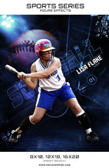 Softball - Sports Series Azure Effect