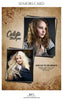 Calista Morgan  - Senior Photo Card - Photography Photoshop Template
