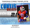 Curtis Sports Trading Card Template - Photography Photoshop Templates