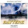 Baseball Batters - Baseball Themed Sports Photography Template - Photography Photoshop Template