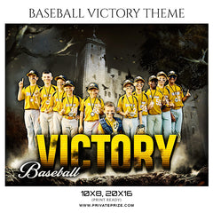 Victory - Baseball Themed Sports Photography Template