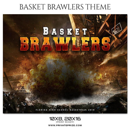 Basket Brawlers - Theme Sports Photography Template - PrivatePrize - Photography Templates