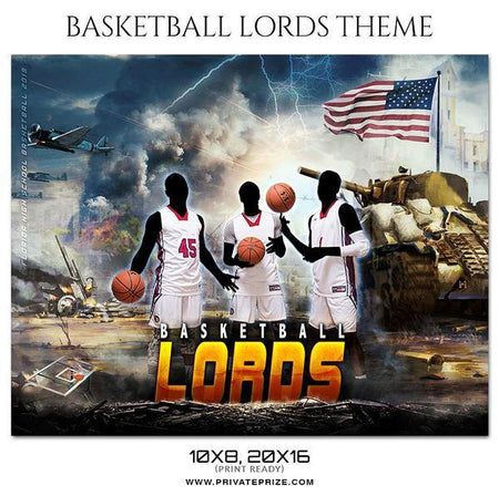 Basketball Lords - Theme Sports Photography Template - PrivatePrize - Photography Templates