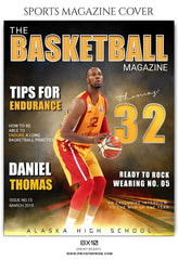 Basketball - Sports Photography Magazine Cover templates