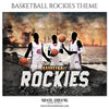 Basketball Rockies - Basketball Theme Sports Photography Template - PrivatePrize - Photography Templates