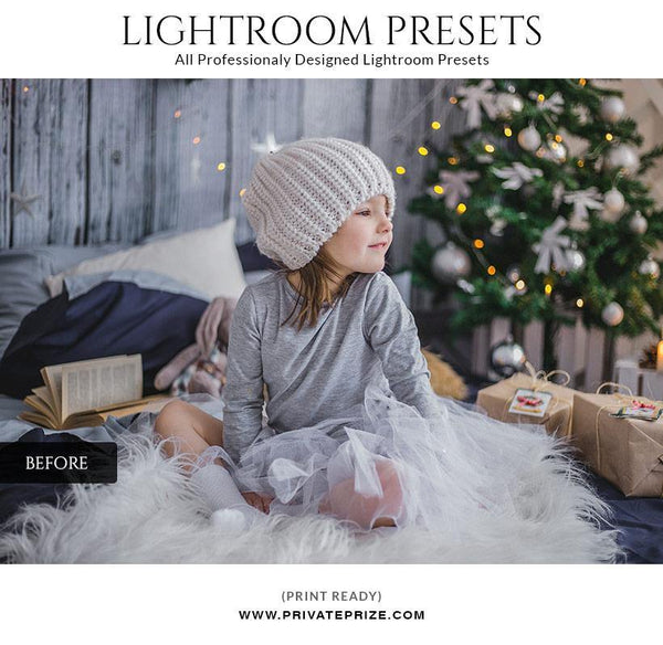 Christmas cool shine - LightRoom Presets Set - PrivatePrize - Photography Templates