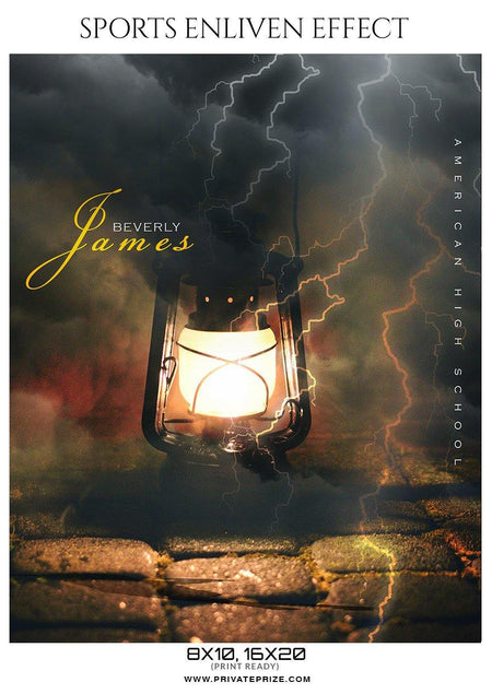 Beverly James - Softball Sports Enliven Effect Photography template - PrivatePrize - Photography Templates