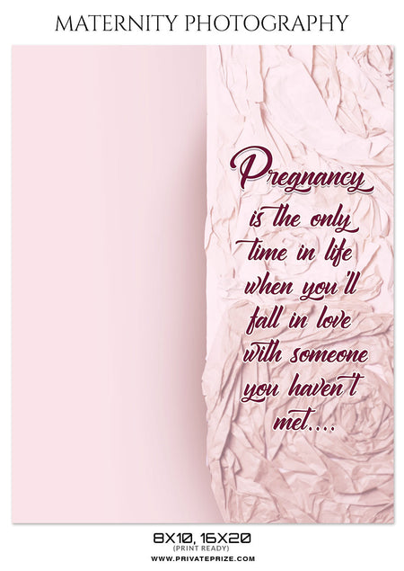 Affection- Maternity Photography Template - Photography Photoshop Template