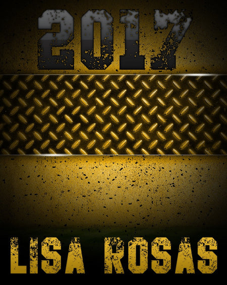 Lisa Rosas Softball 2017 Sports Template -  Enliven Effects - Photography Photoshop Template