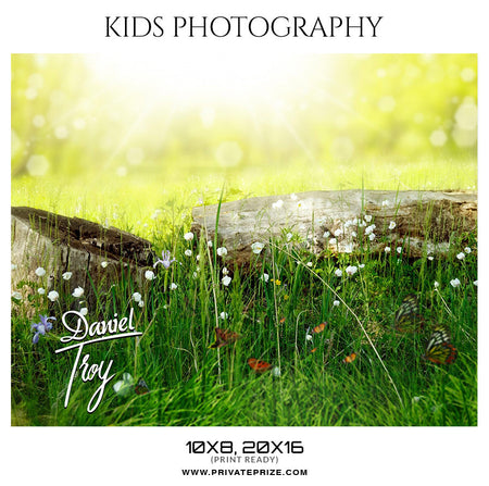 Daniel Troy - Kids Photography Template - Photography Photoshop Template