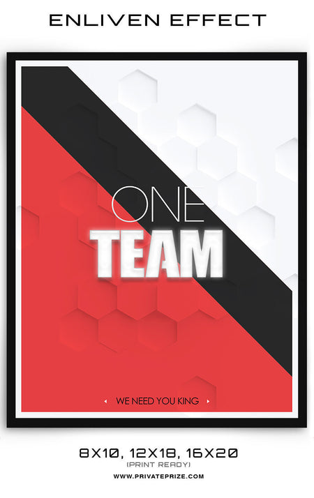 One team Enliven Effects - Photography Photoshop Templates