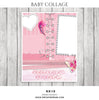 Baby Collage Set - Darcy Paul - Photography Photoshop Template