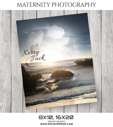 Kerry & Jack - Maternity Photography Template - Photography Photoshop Template
