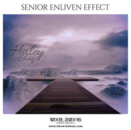HALEY SHAY- SENIOR ENLIVEN EFFECT - Photography Photoshop Template